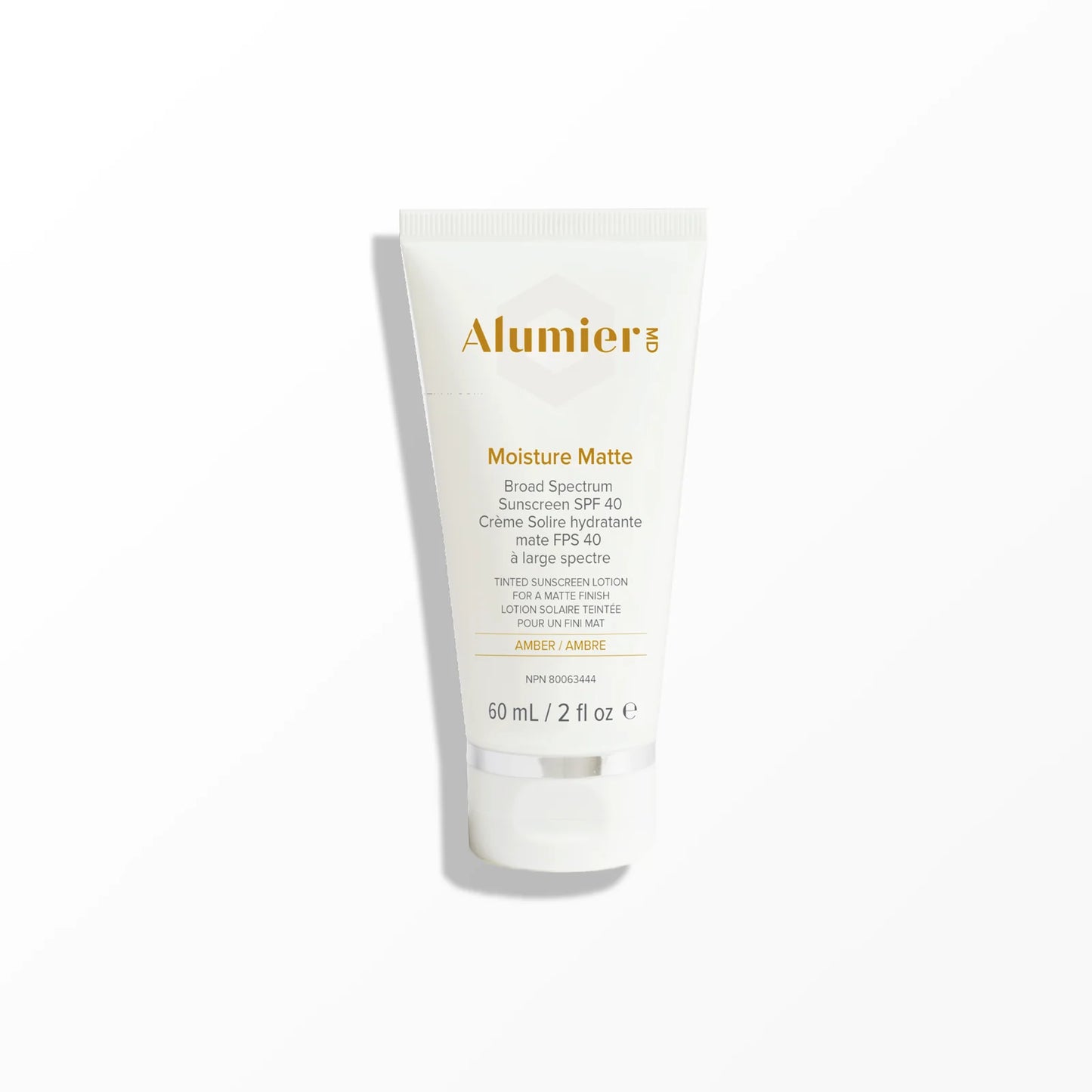 Moisture Matte Broad Spectrum Sunscreen SPF 40: Amber